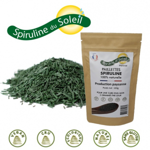 Spiruline paillette 100 gr