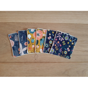 Les 6 cotons démaquillants - jardin des lucioles