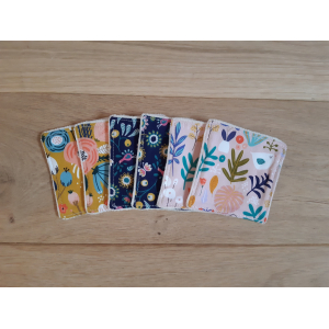 Les 6 cotons démaquillants - jardin d'été