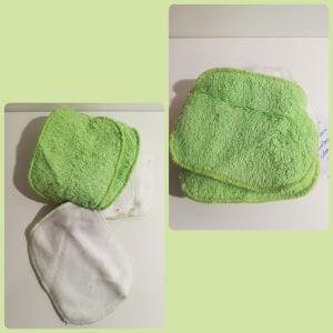 Grands carrés démaquillants lavables