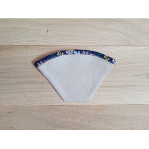 Filtre à café en lin bio - jardin des lucioles