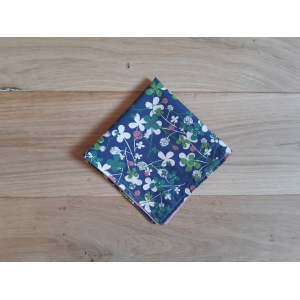 Serviette de table - trèfles/rose