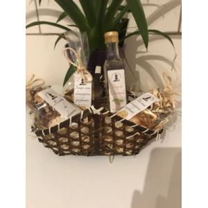 Panier garnie sirop de citronnelle