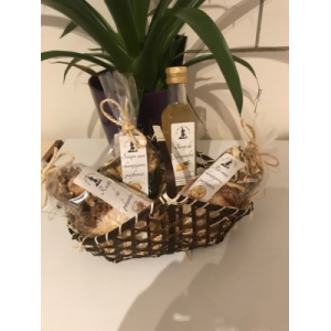 Panier garnie sirop de gingembre