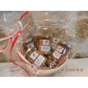 Panier épices pot en verre