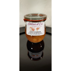 Confit d'oignon au miel et au vin bl