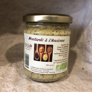 Moutarde bio à l'ancienne bio 200ml