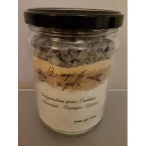 Cookies chocolat oranges  - prépara