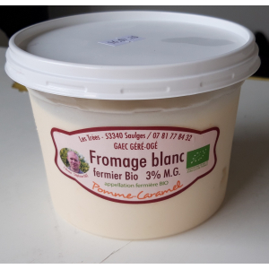 Fromage blanc pomme caramel  500 g