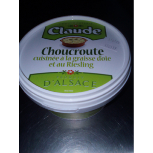 R/choucroute cuisinée graisse d'oie, riesling