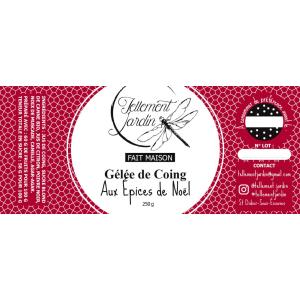 Gelée de coing aux épices de noël