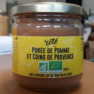 Purée de pomme et coing de provence