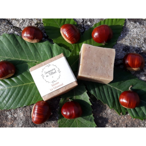 Savon gommant le cévenol (châtaigne)
