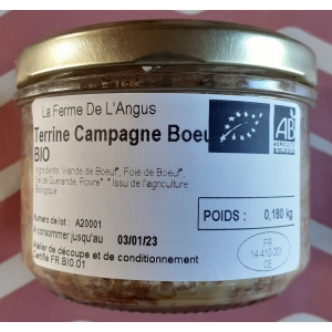 Terrine de campagne boeuf angus