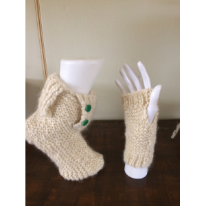 Mitaines laine 100 % mohair