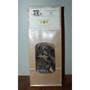 Trompettes des morts séchées