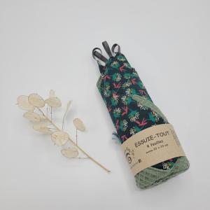 Essuie-tout 4 feuilles kaki