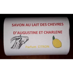 Savon au lait de chèvre citron