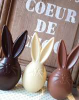 Paques lapin chocolat noir