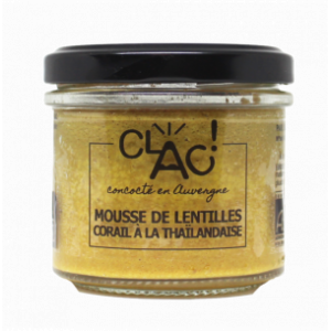 Mousse lentilles corail thaïlandais