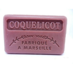 Savon de marseille coquelicot
