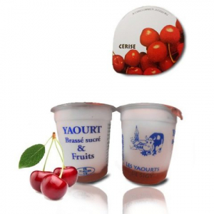Yaourt cerise ferme de sigy