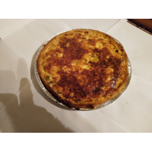 Tarte saumon gruyère ciboulette