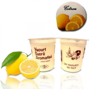 Yaourt citron ferme de sigy