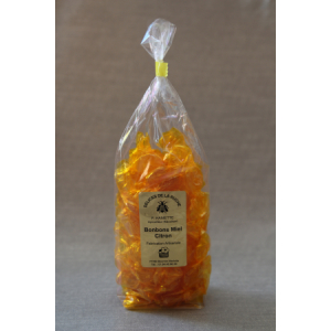 Bonbons enveloppés miel citron