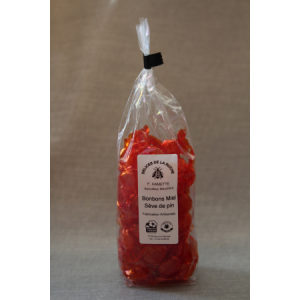 Bonbons enveloppés miel sève de pi