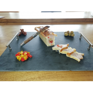 Pâté croûte tomate-poivron-olive