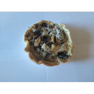 Tarte champignon canard bleu  d'auvergne