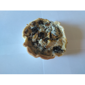 Tartelette champignons canard bleu