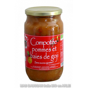 Compotée pommes-baies de goji 820g