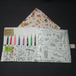 Livre à colorier lavable fées