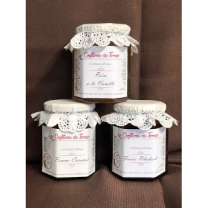 Confiture fraise rhubarbe