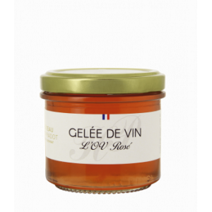 Gelée de vin rosé