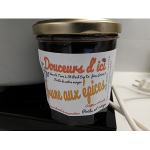 Confiture prunes aux épices