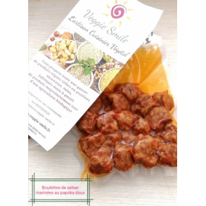Boulettes de seitan marinées paprik