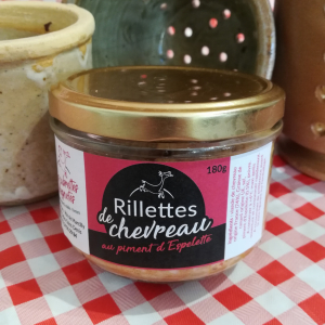 Rillettes de chevreau espelette