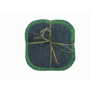 Lingettes lavables bambou gris perle