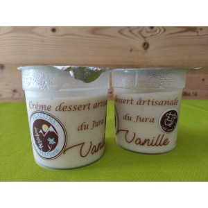 Vanille crème dessert allégées en sucre