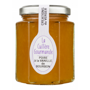 Confiture poire à la vanille de bourbon