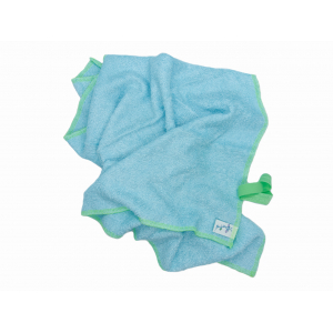 Serviette bambou turquoise