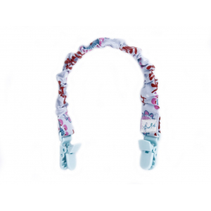 Attache serviette fleurs