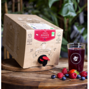 Jus de fruits rouges artisanal