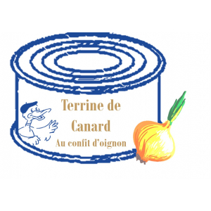 Terrine de canard au confit d'oignon