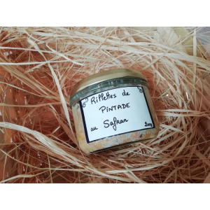 Rillettes de pintade au safran