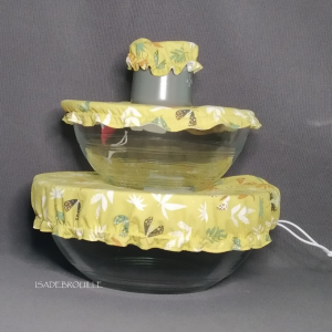 Couvre plat reutilisable champètre