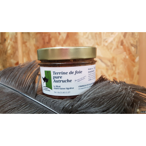 Terrine de foie d'autruche